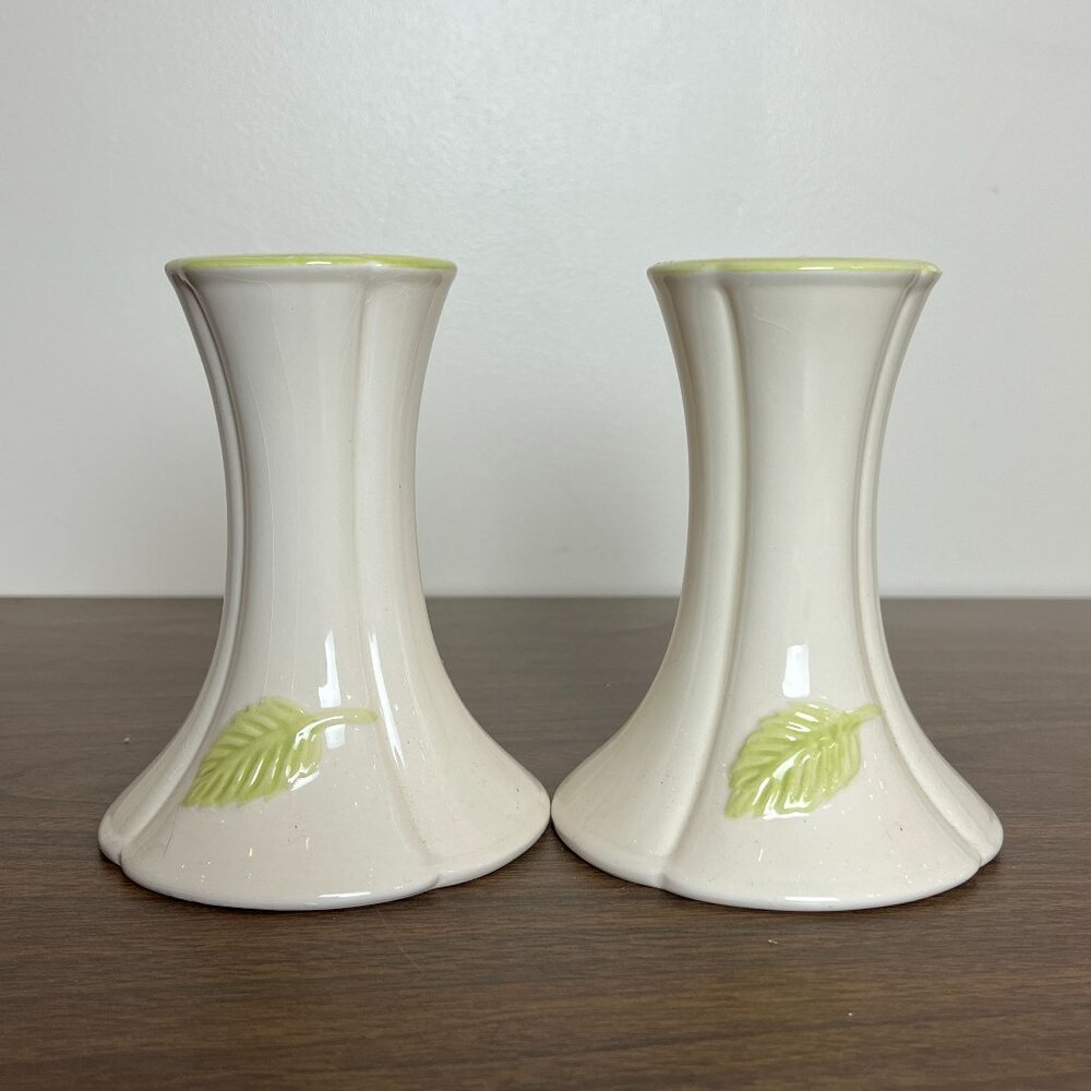 Vintage Pair Gorham Rose Serenade Candlestick Candle Holders